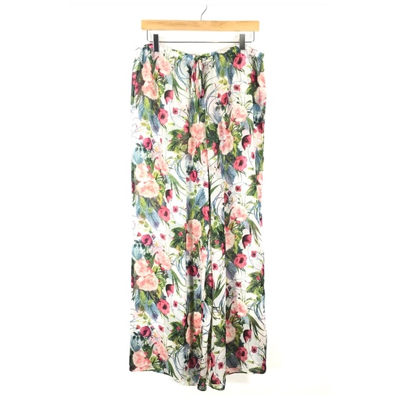 Victoria's Secret Other - Victoria’s Secret Wide Leg Semi Sheer PJ Pant